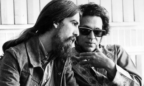George Harrison with Ravi Shankar, 1970