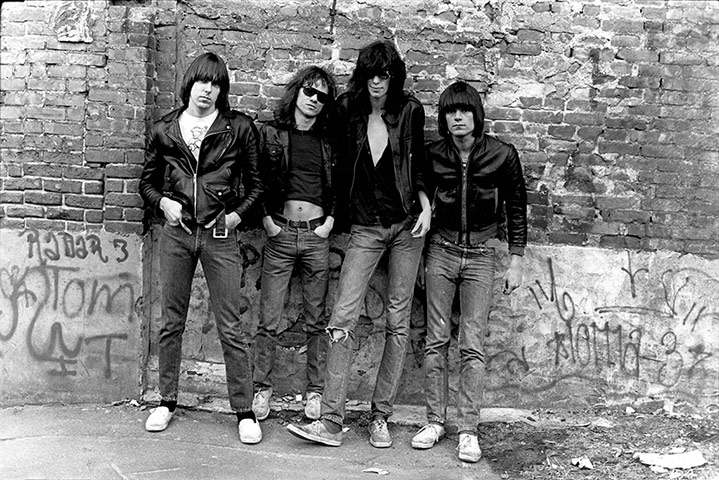 The Ramones: the Ramones album cover shoot