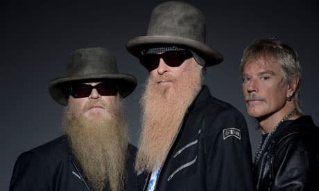 Dusty Hill, Billy Gibbons and Frank Beard  one of the worlds most recognisable rocknroll bands