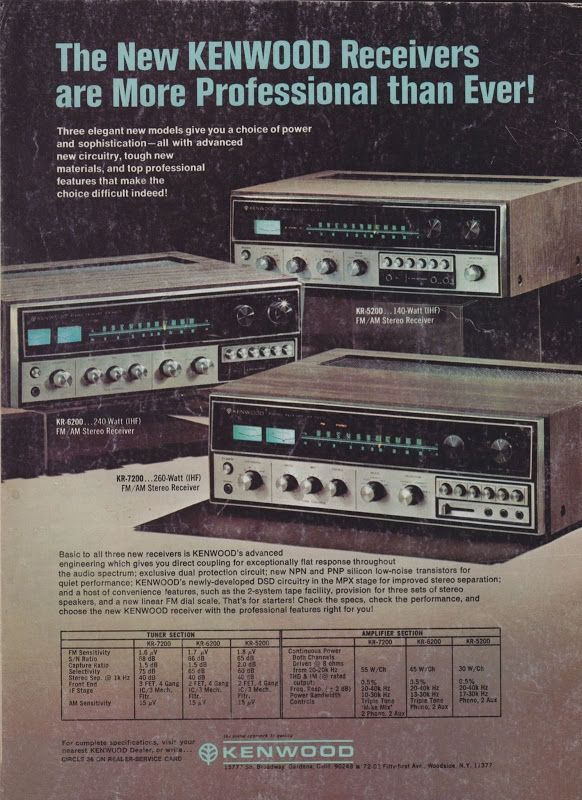 KENWOOD The new Kenwood receivers are more professional than ever