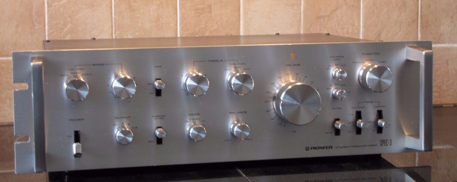 Préampli HIFI Pioneer SPEC 3 – Vintage Argenté, Fabriqué Au Japon En 1979 (occasion)