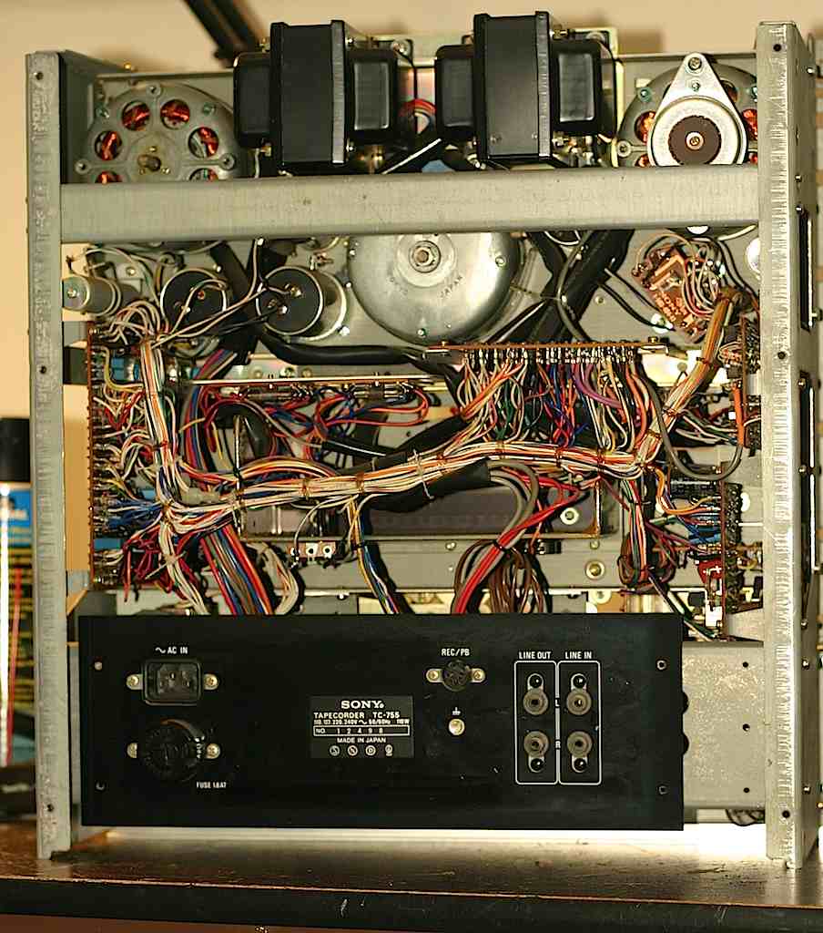 SONY TC 755 reel to reel machine images + useful links Audiophile