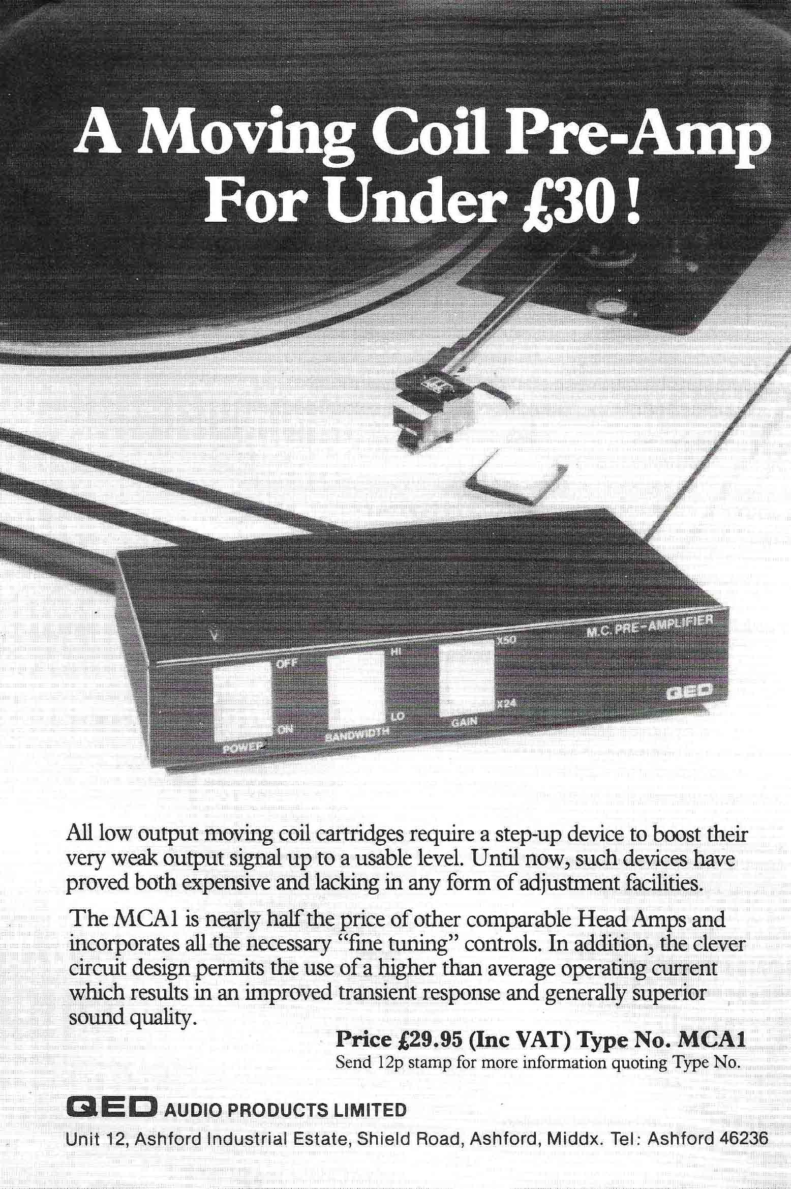 QED A moving coil preamp for under £30! Audiophile News & Music Review