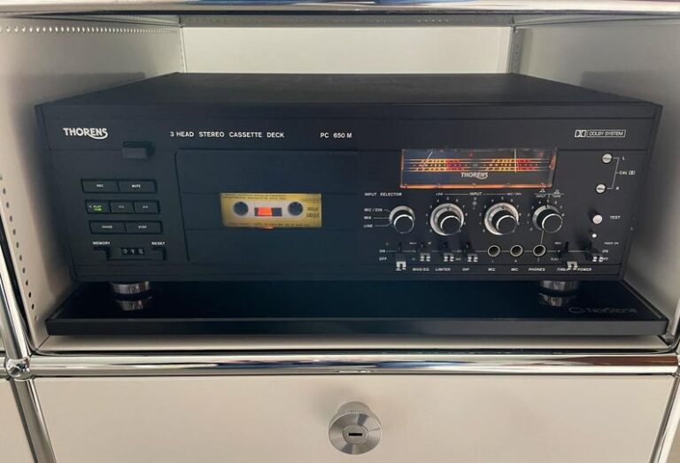 THORENS Their cassette deck PC 650M Audiophile News & Music Review